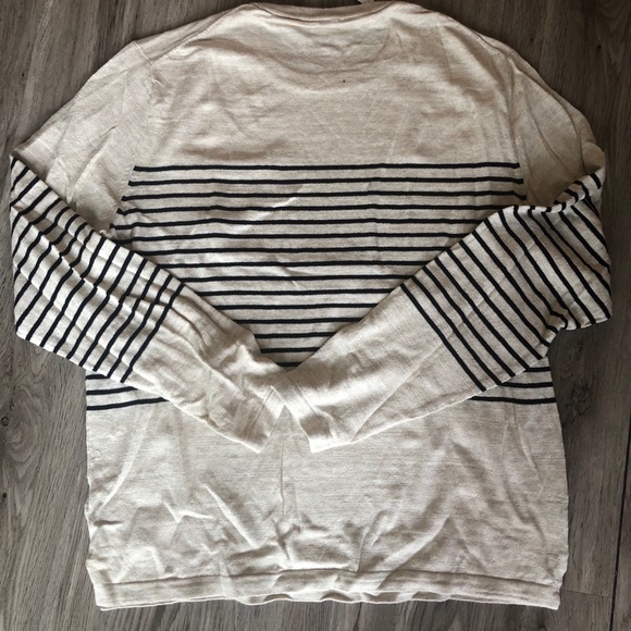 NWT J. Crew Sweater with Stripes - Size Large - Picture 2 of 5